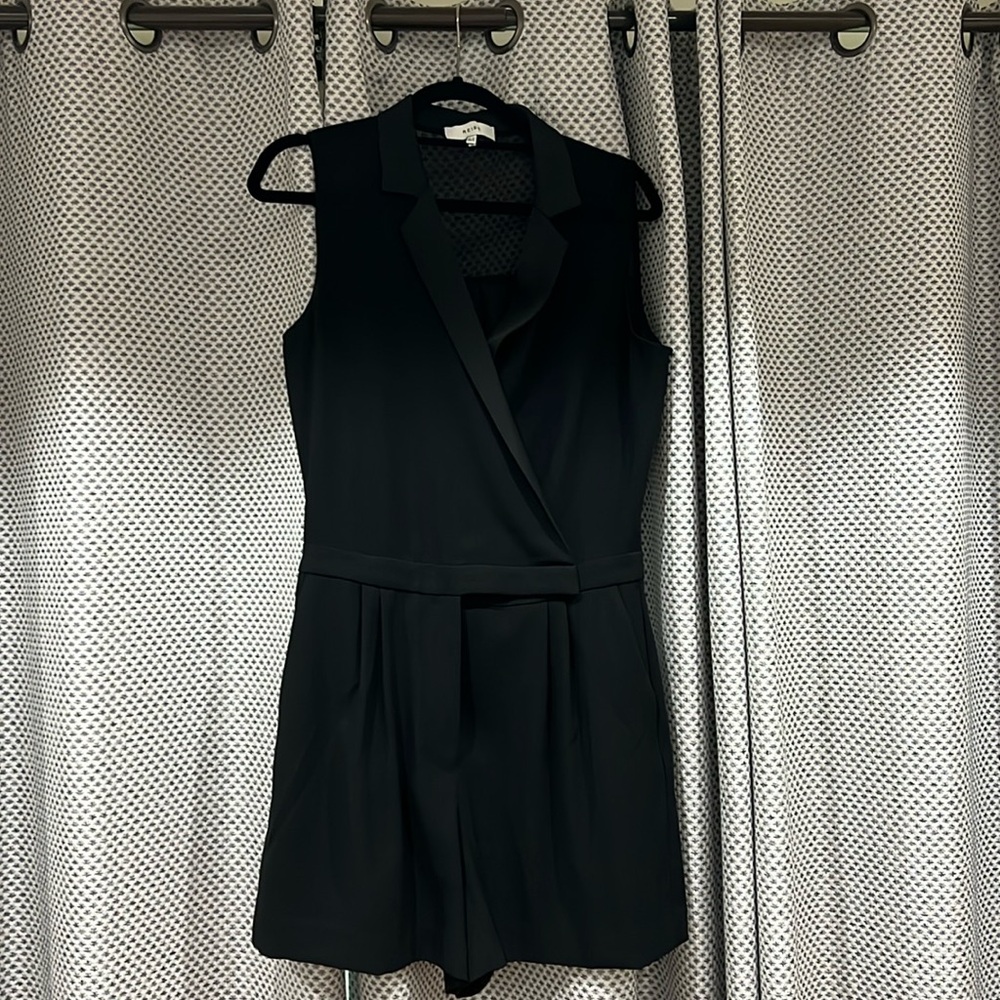 Reiss Double Breasted Tuxedo Style jumpsuit (shorts)